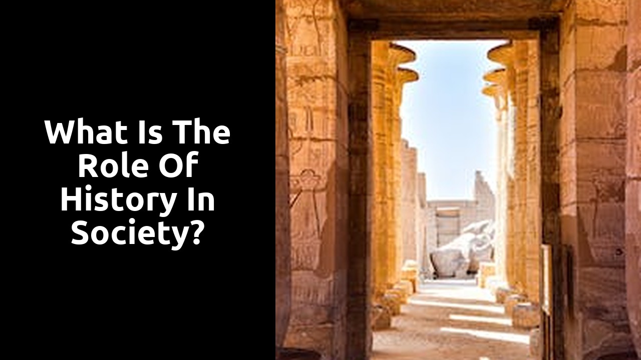 What is the role of history in society?